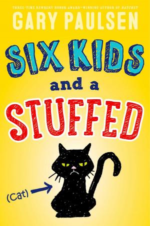 Cover of the book Six Kids and a Stuffed Cat by Myra Kornfeld, Sheila Hamanaka