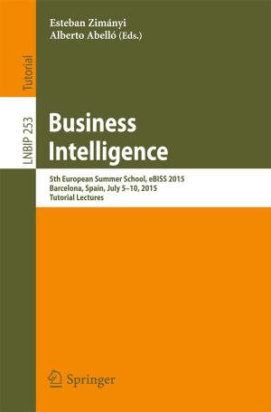 Cover of the book Business Intelligence by Daniel Rubiolo