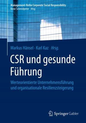 Cover of the book CSR und gesunde Führung by Susan Sokol Blosser
