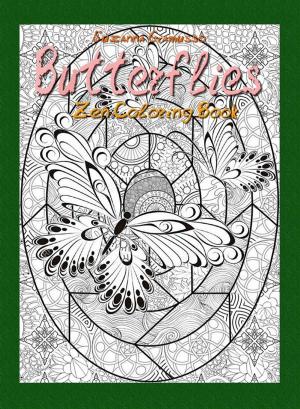 Book cover of Butterflies: Zen Coloring Book