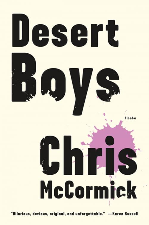 Cover of the book Desert Boys by Chris McCormick, Picador