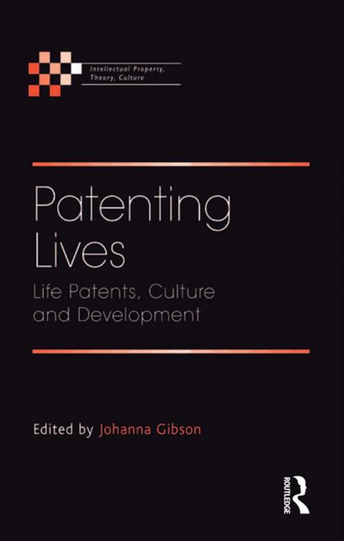 Cover of the book Patenting Lives by , Taylor and Francis