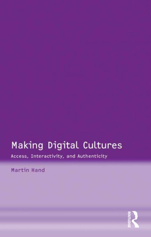 Cover of the book Making Digital Cultures by Martin Hand, Taylor and Francis