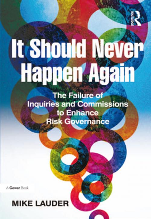 Cover of the book It Should Never Happen Again by Mike Lauder, Taylor and Francis