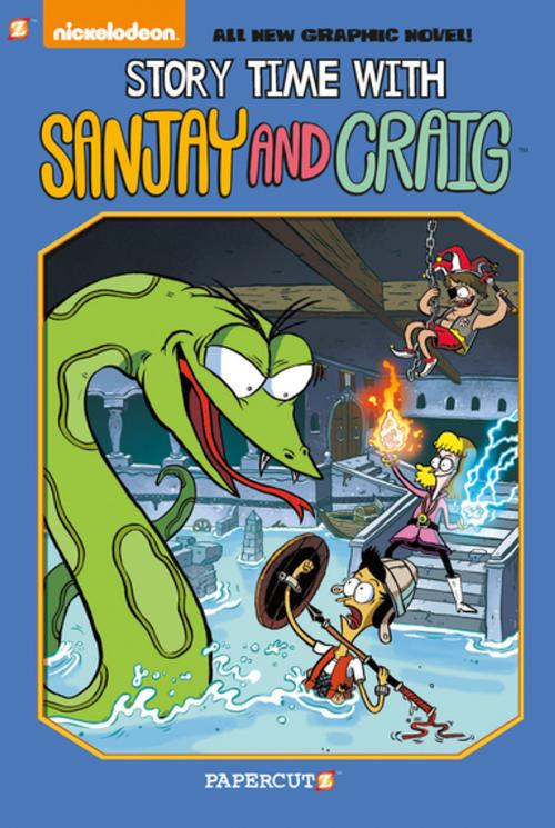 Cover of the book Sanjay and Craig #3: "Story Time with Sanjay and Craig" by Eric Esquivel, Papercutz