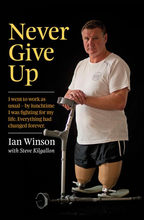 Cover of the book Never Give Up by Ian Winson, Penguin Books Ltd