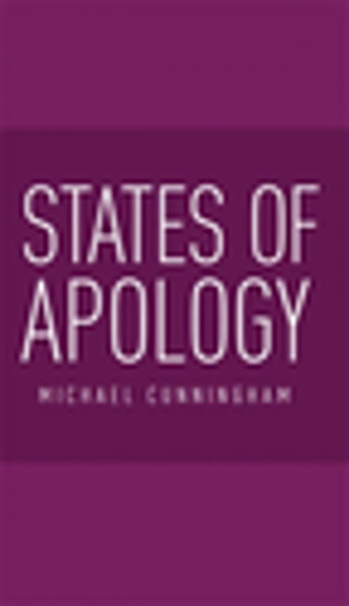 Cover of the book States of apology by Michael Cunningham, Manchester University Press