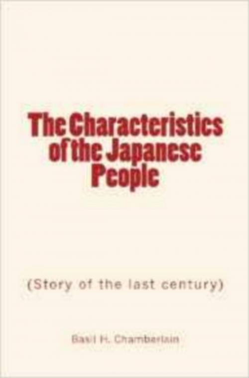 Cover of the book The Characteristics of the Japanese People by Basil H. Chamberlain, Editions Le Mono