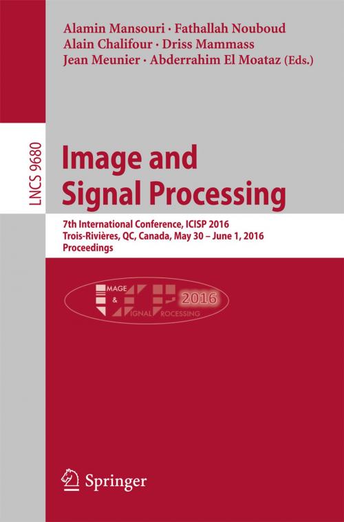 Cover of the book Image and Signal Processing by , Springer International Publishing
