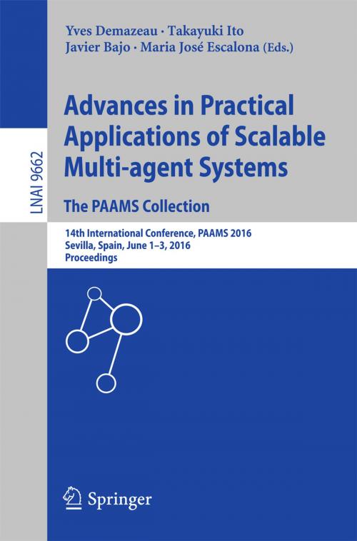 Cover of the book Advances in Practical Applications of Scalable Multi-agent Systems. The PAAMS Collection by , Springer International Publishing