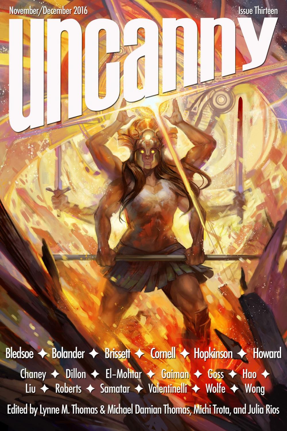 Big bigCover of Uncanny Magazine Issue 13