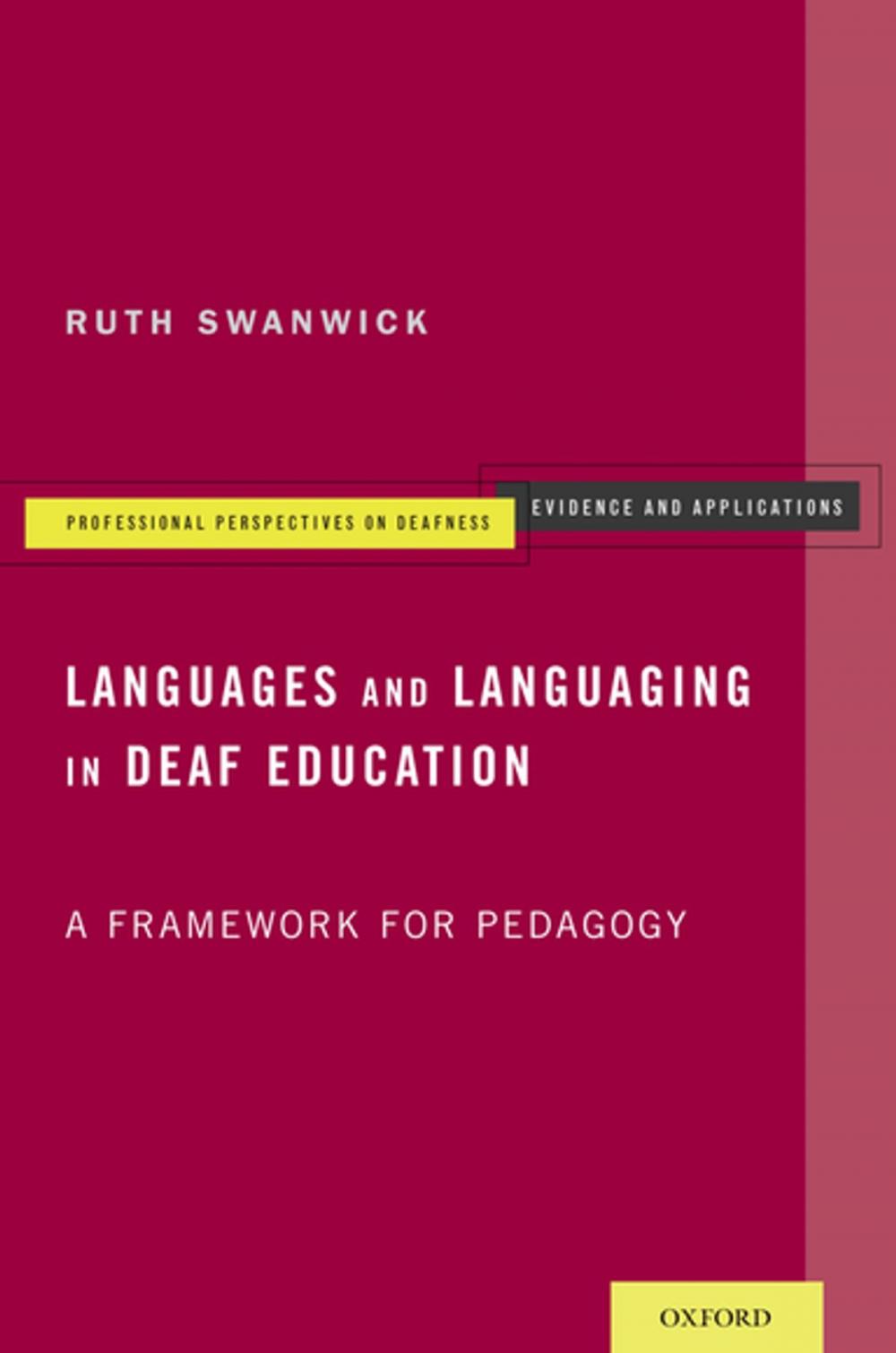 Big bigCover of Languages and Languaging in Deaf Education