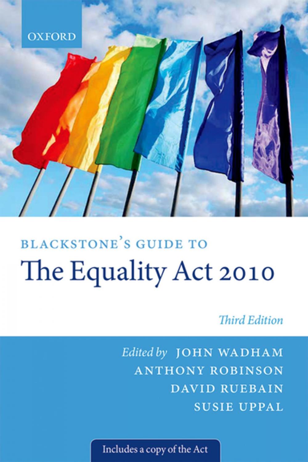 Big bigCover of Blackstone's Guide to the Equality Act 2010