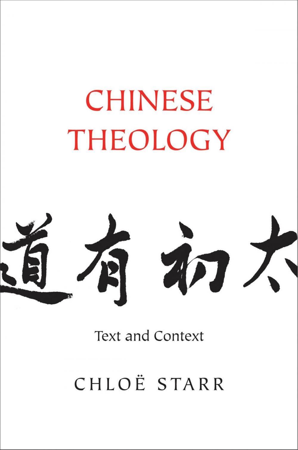 Big bigCover of Chinese Theology