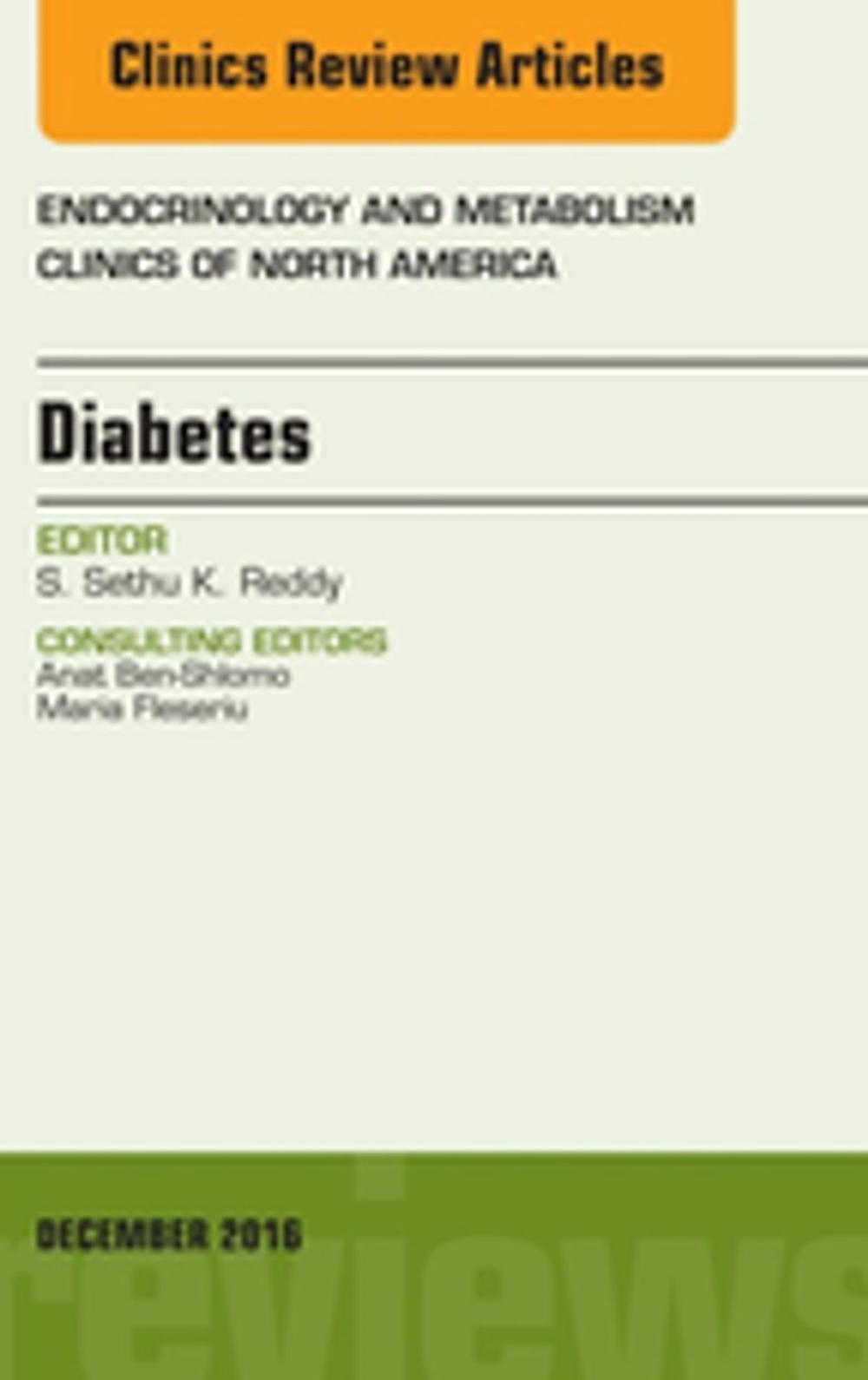 Big bigCover of Diabetes, An Issue of Endocrinology and Metabolism Clinics of North America, E-Book