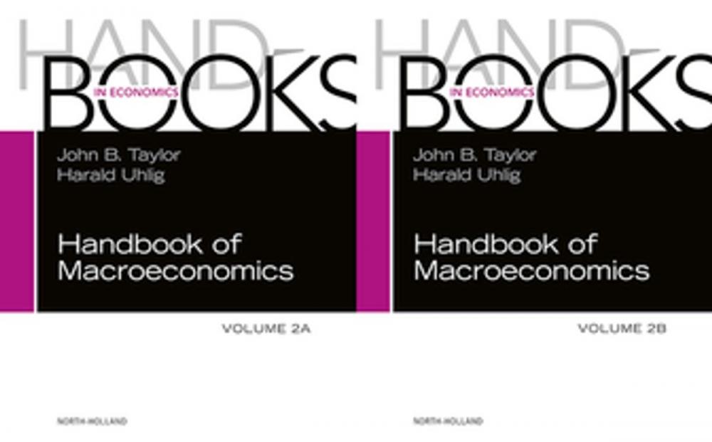 Big bigCover of Handbook of Macroeconomics