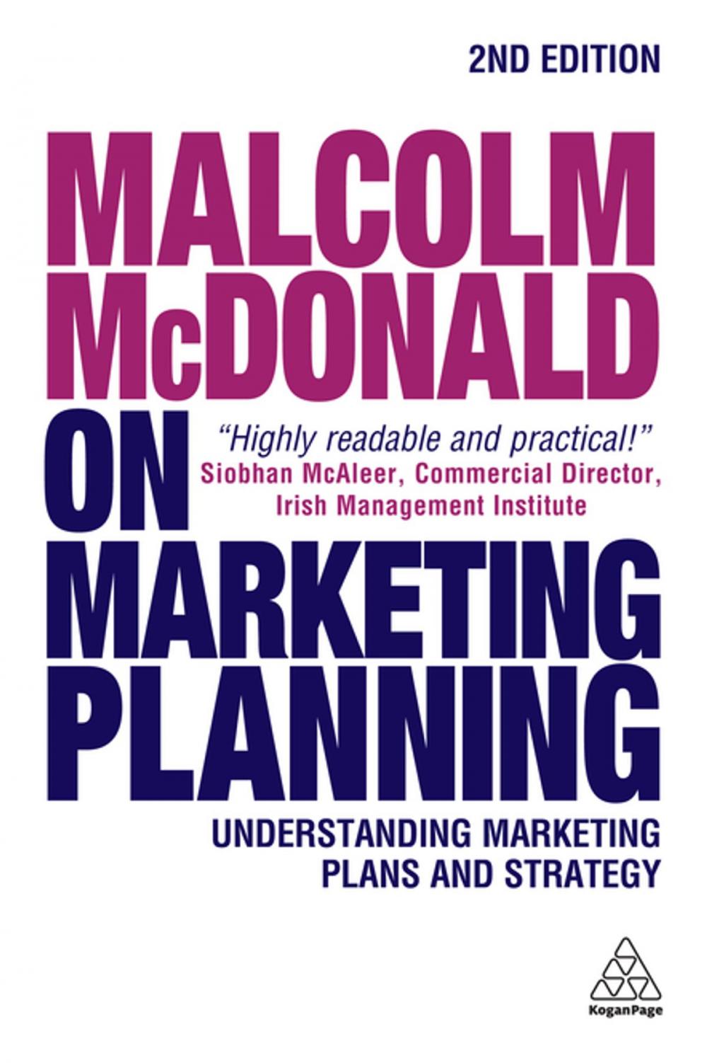 Big bigCover of Malcolm McDonald on Marketing Planning