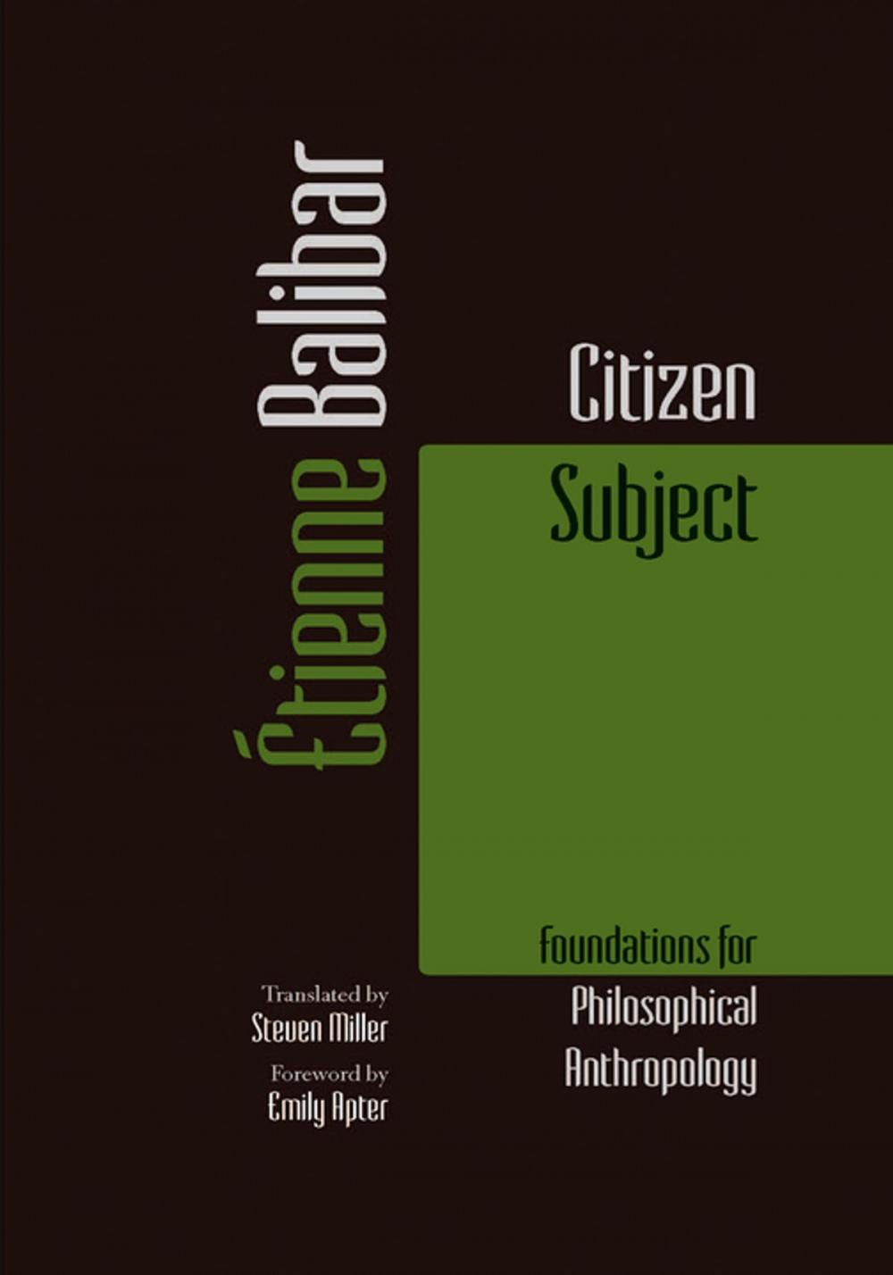 Big bigCover of Citizen Subject