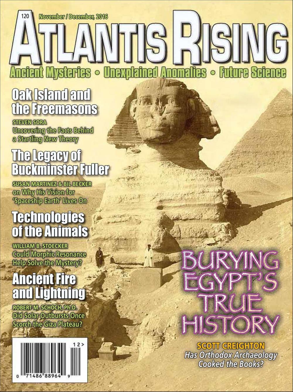 Big bigCover of Atlantis Rising Magazine - 120 November/December 2016