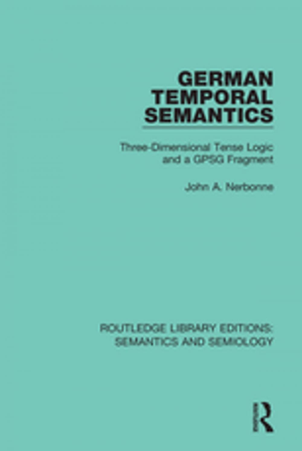 Big bigCover of German Temporal Semantics