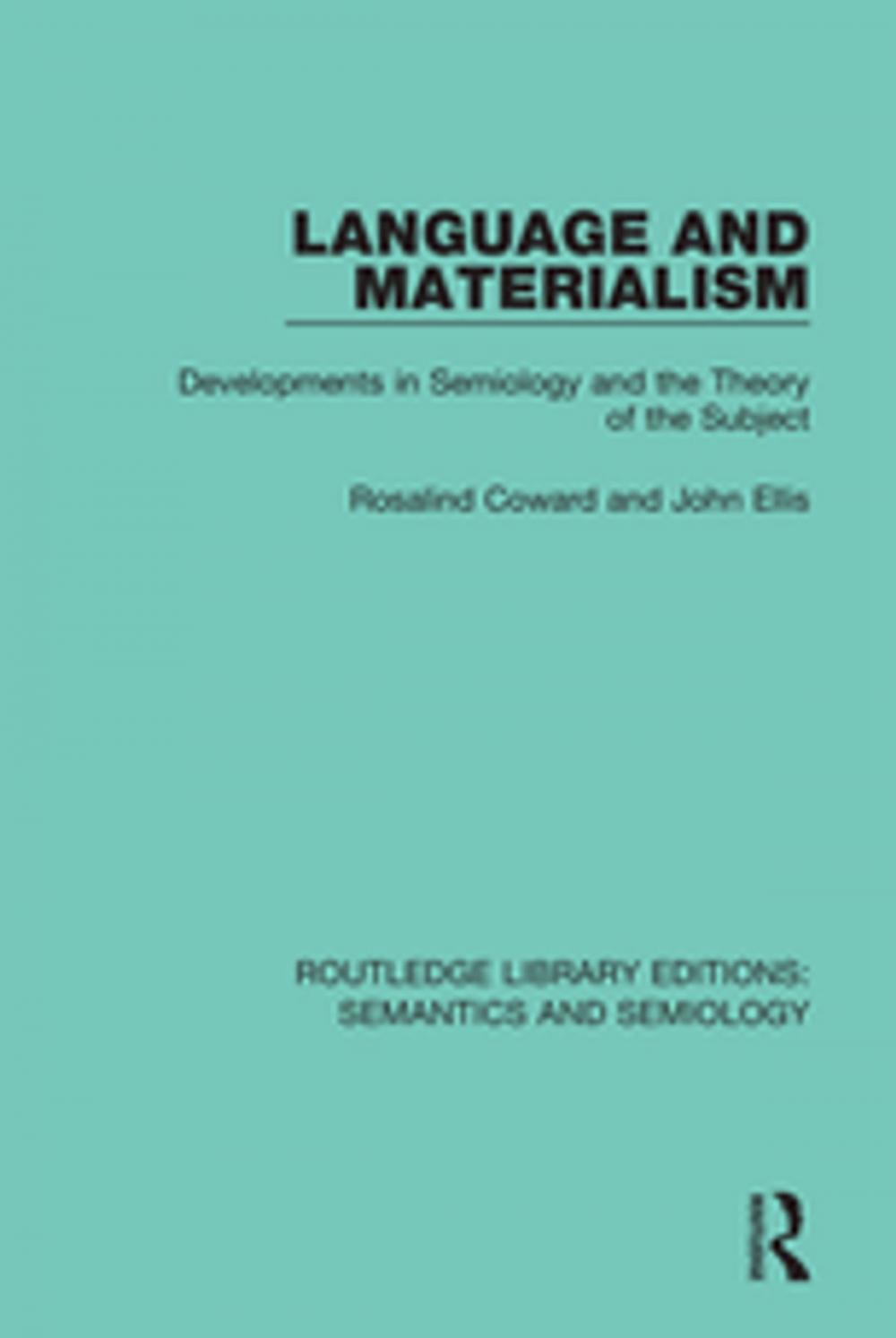 Big bigCover of Language and Materialism