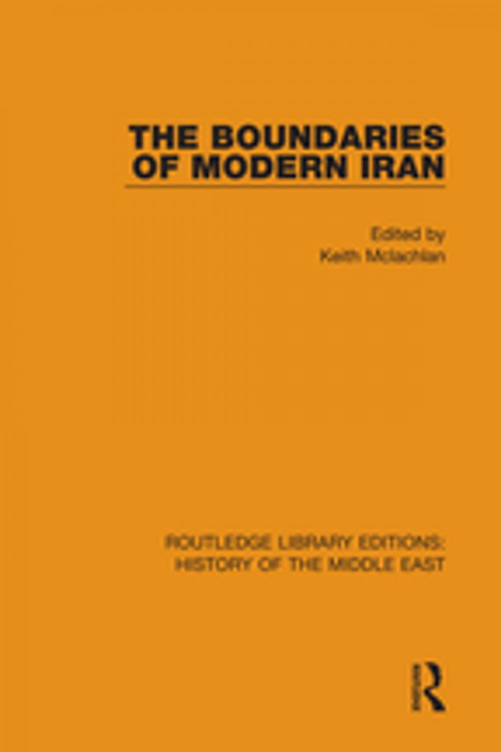 Big bigCover of The Boundaries of Modern Iran