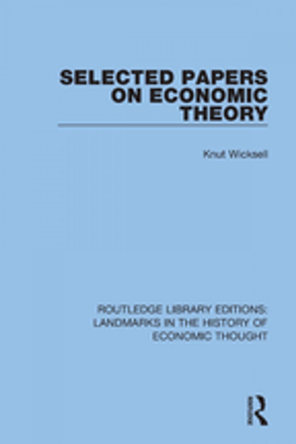 Big bigCover of Selected Papers on Economic Theory