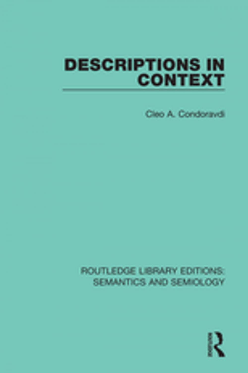 Big bigCover of Descriptions in Context