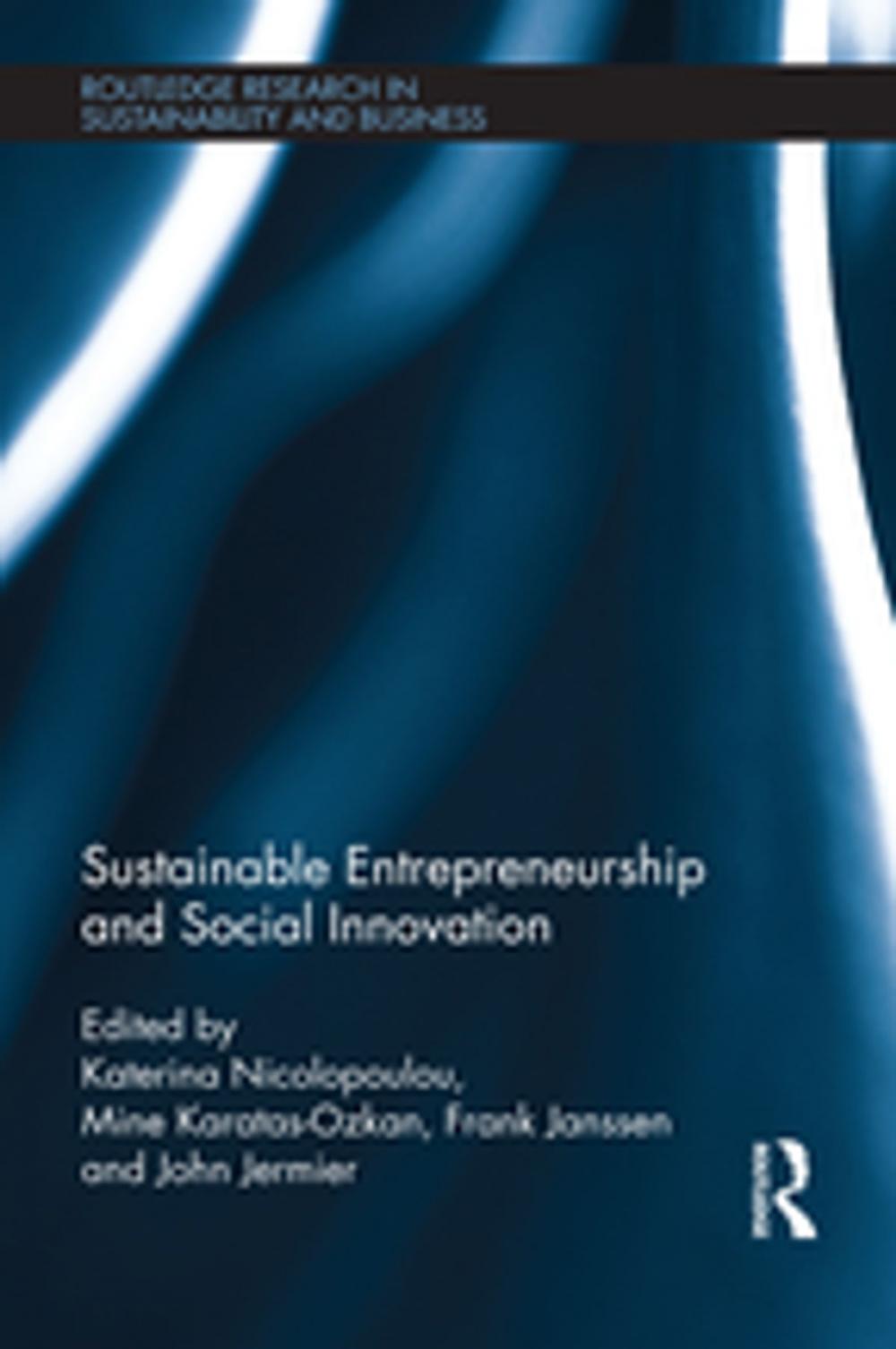 Big bigCover of Sustainable Entrepreneurship and Social Innovation