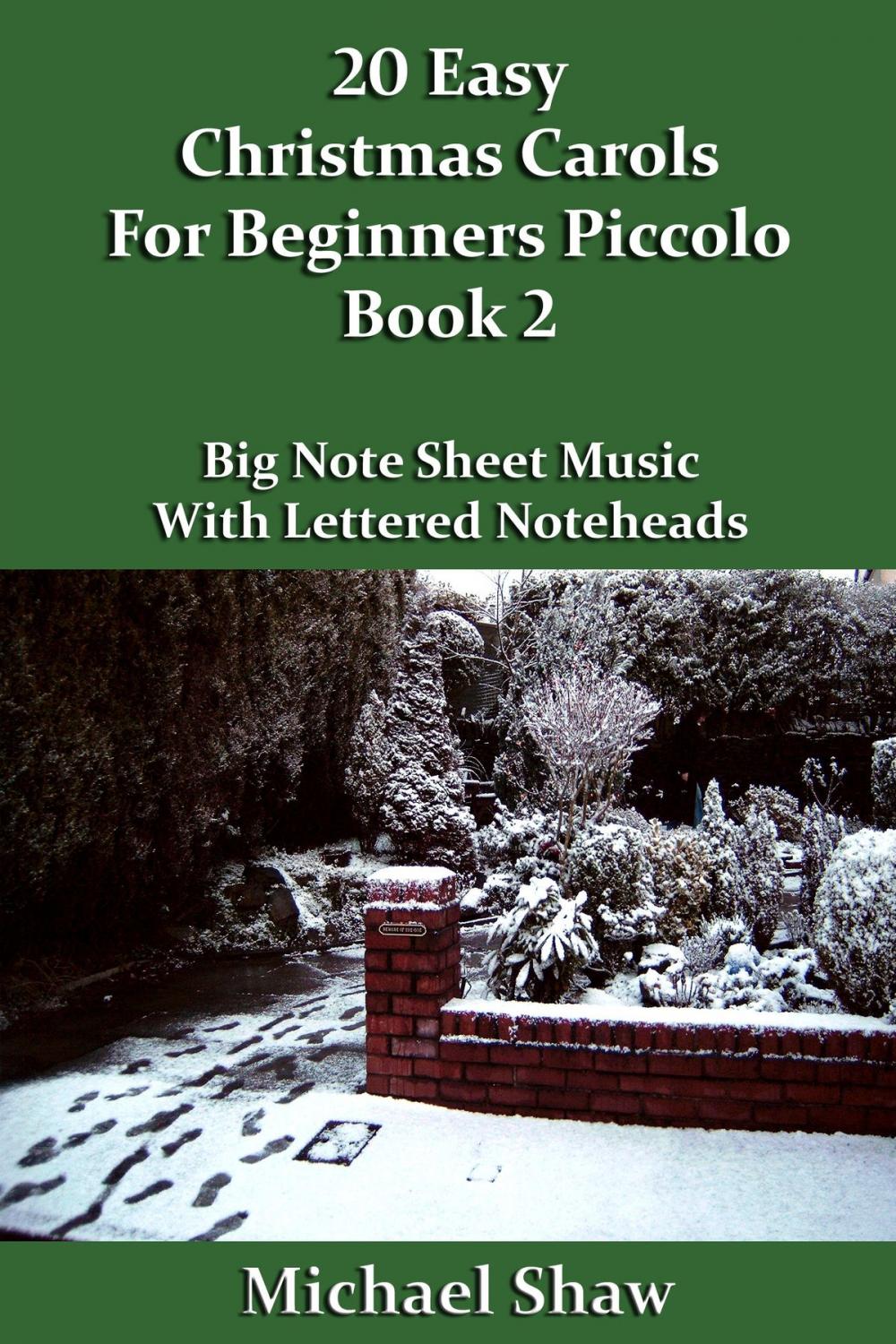 Big bigCover of 20 Easy Christmas Carols For Beginners Piccolo: Book 2