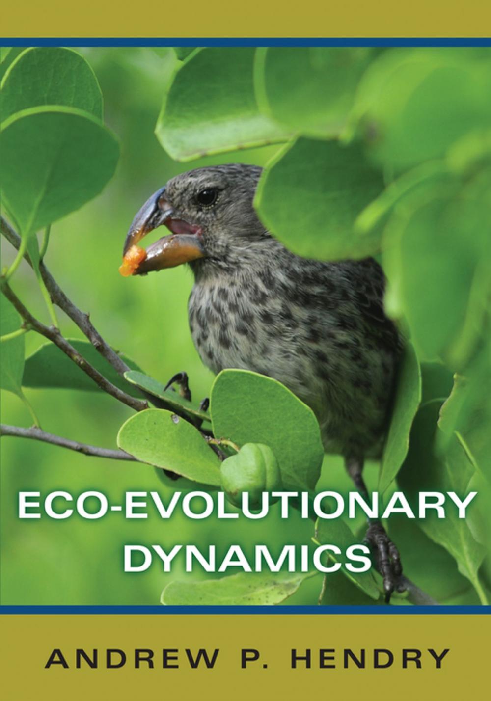 Big bigCover of Eco-evolutionary Dynamics