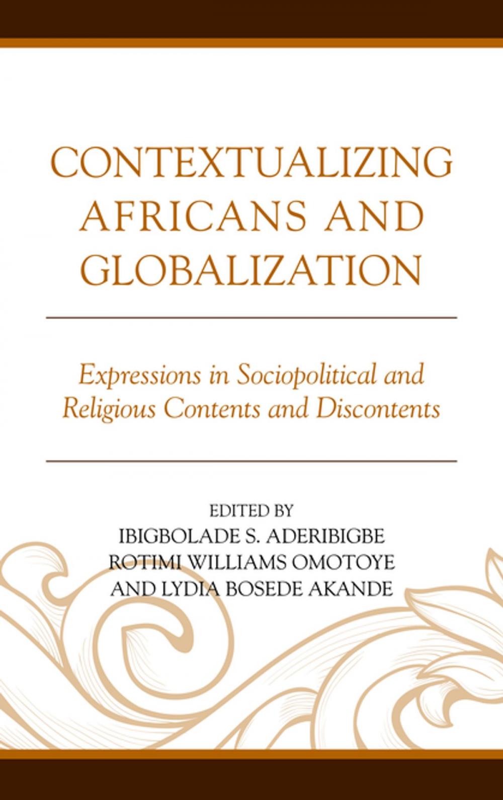 Big bigCover of Contextualizing Africans and Globalization