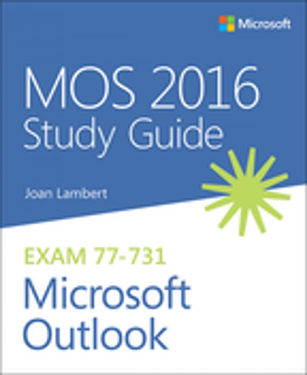 Big bigCover of MOS 2016 Study Guide for Microsoft Outlook