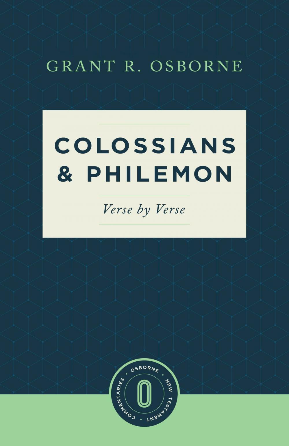 Big bigCover of Colossians & Philemon Verse by Verse