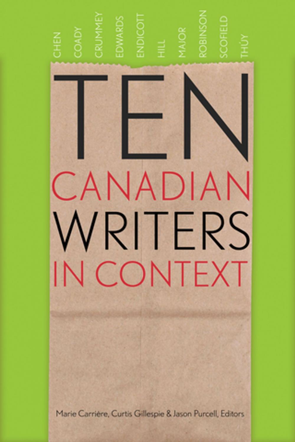 Big bigCover of Ten Canadian Writers in Context