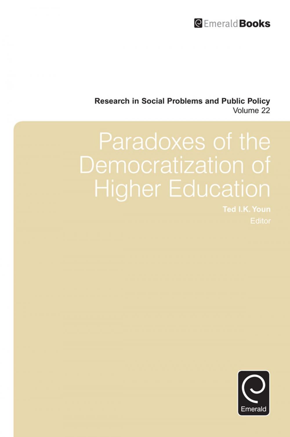 Big bigCover of Paradoxes of the Democratization of Higher Education