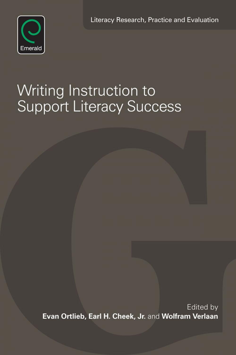 Big bigCover of Writing Instruction to Support Literacy Success