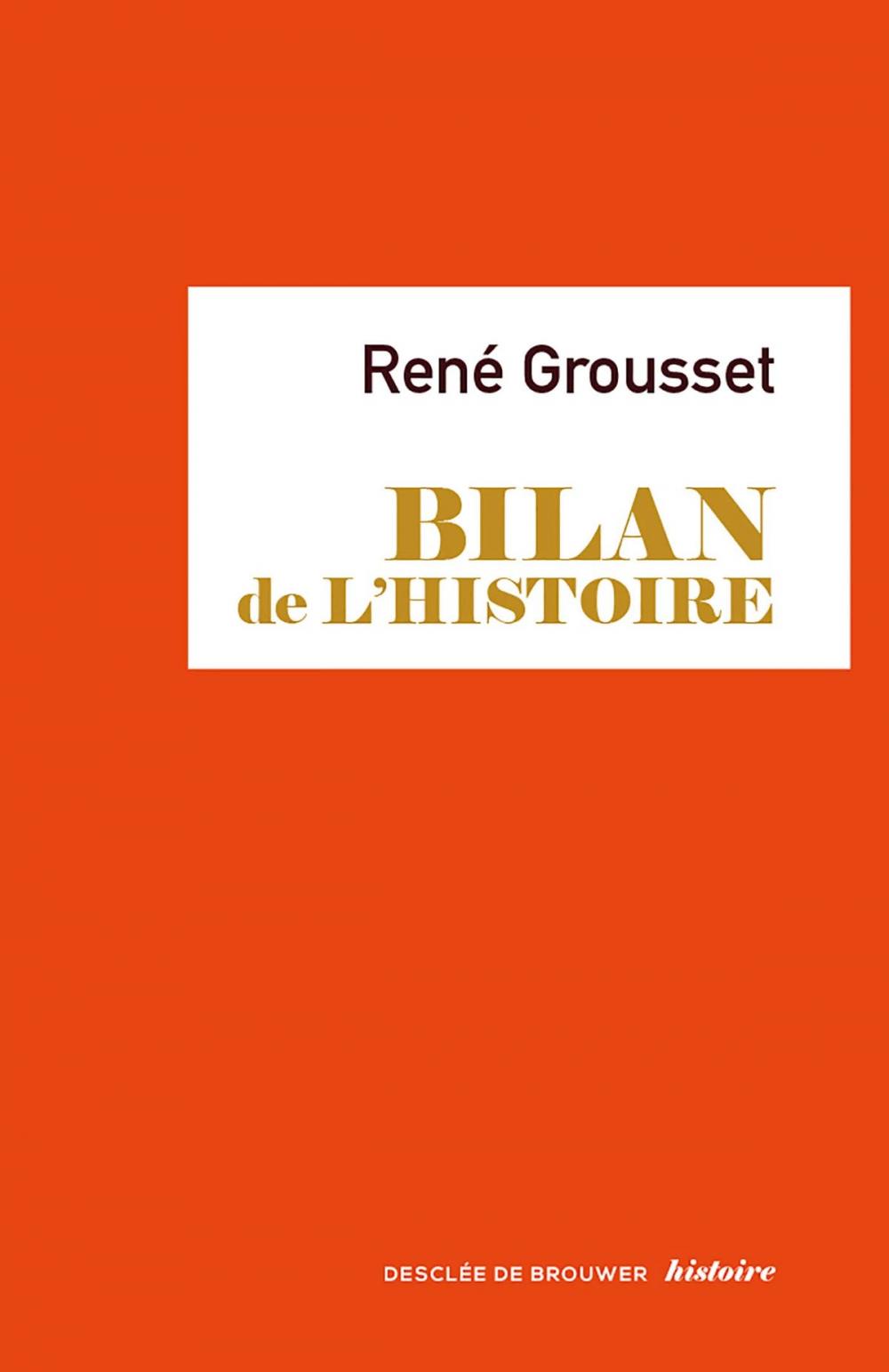 Big bigCover of Bilan de l'histoire