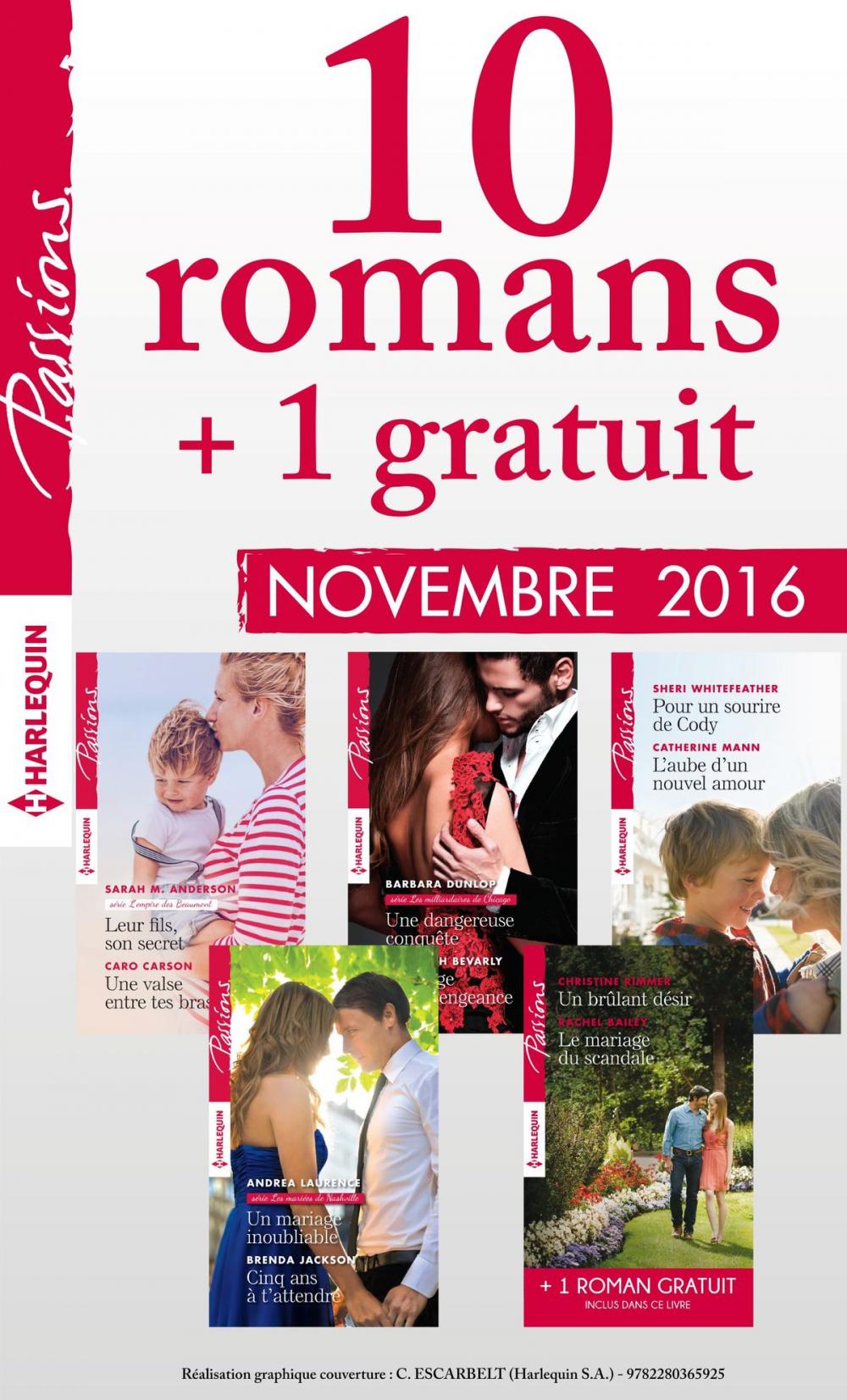 Big bigCover of 10 romans Passions + 1 gratuit (n°625 à 629 - Novembre 2016)