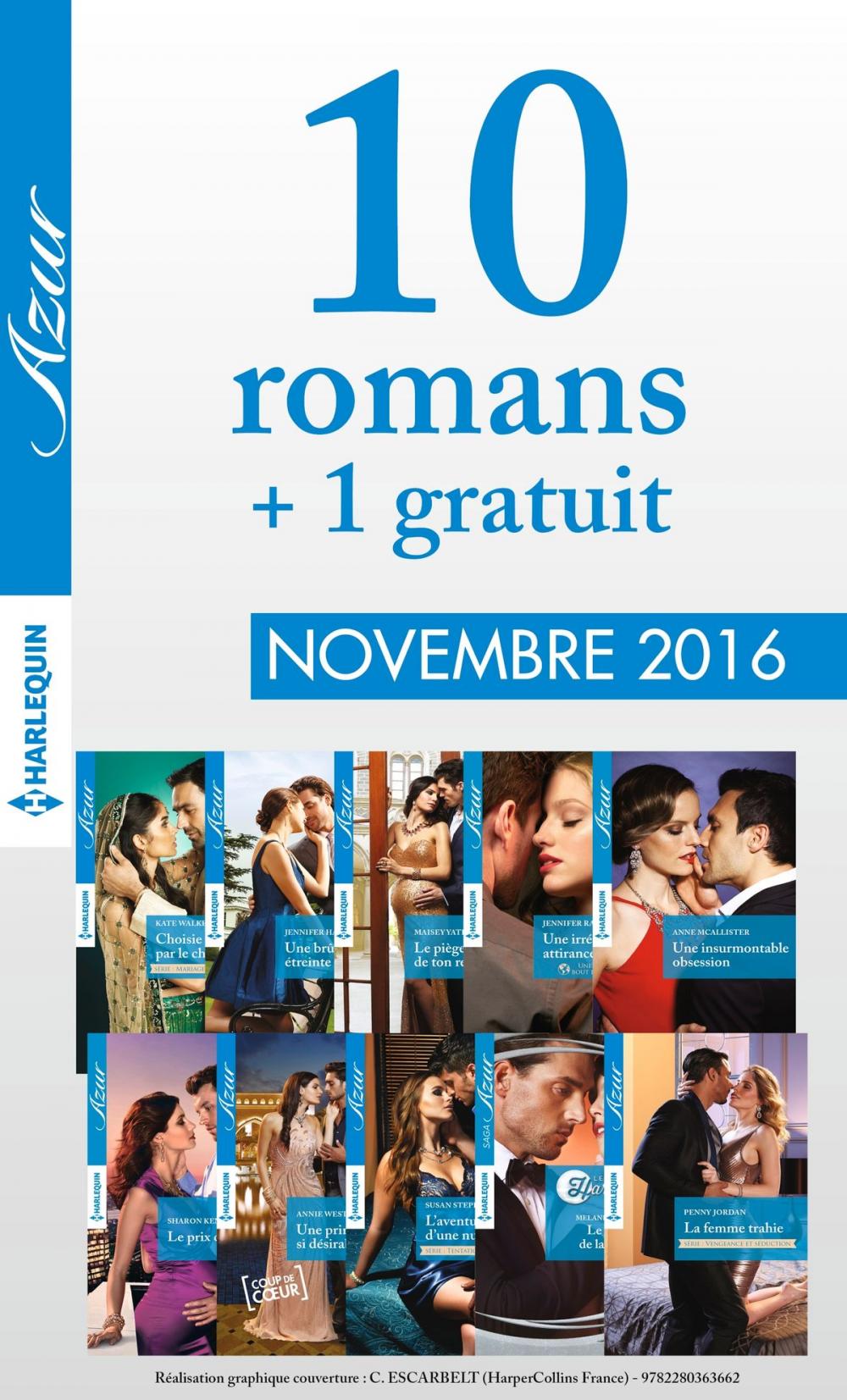 Big bigCover of 10 romans Azur + 1 gratuit (n°3765 à 3774 - Novembre 2016)