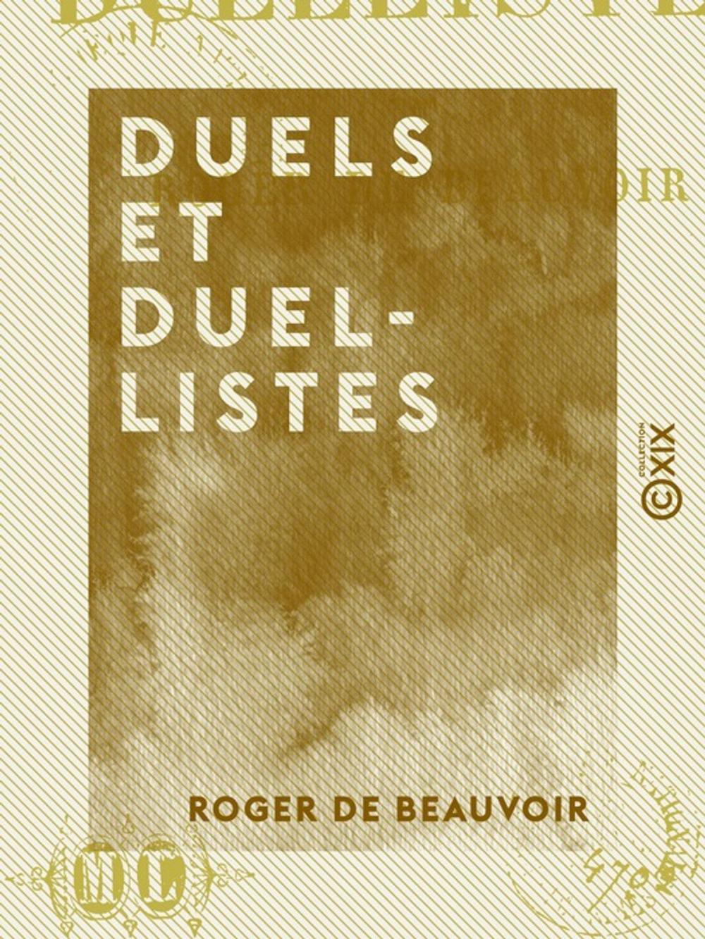 Big bigCover of Duels et Duellistes