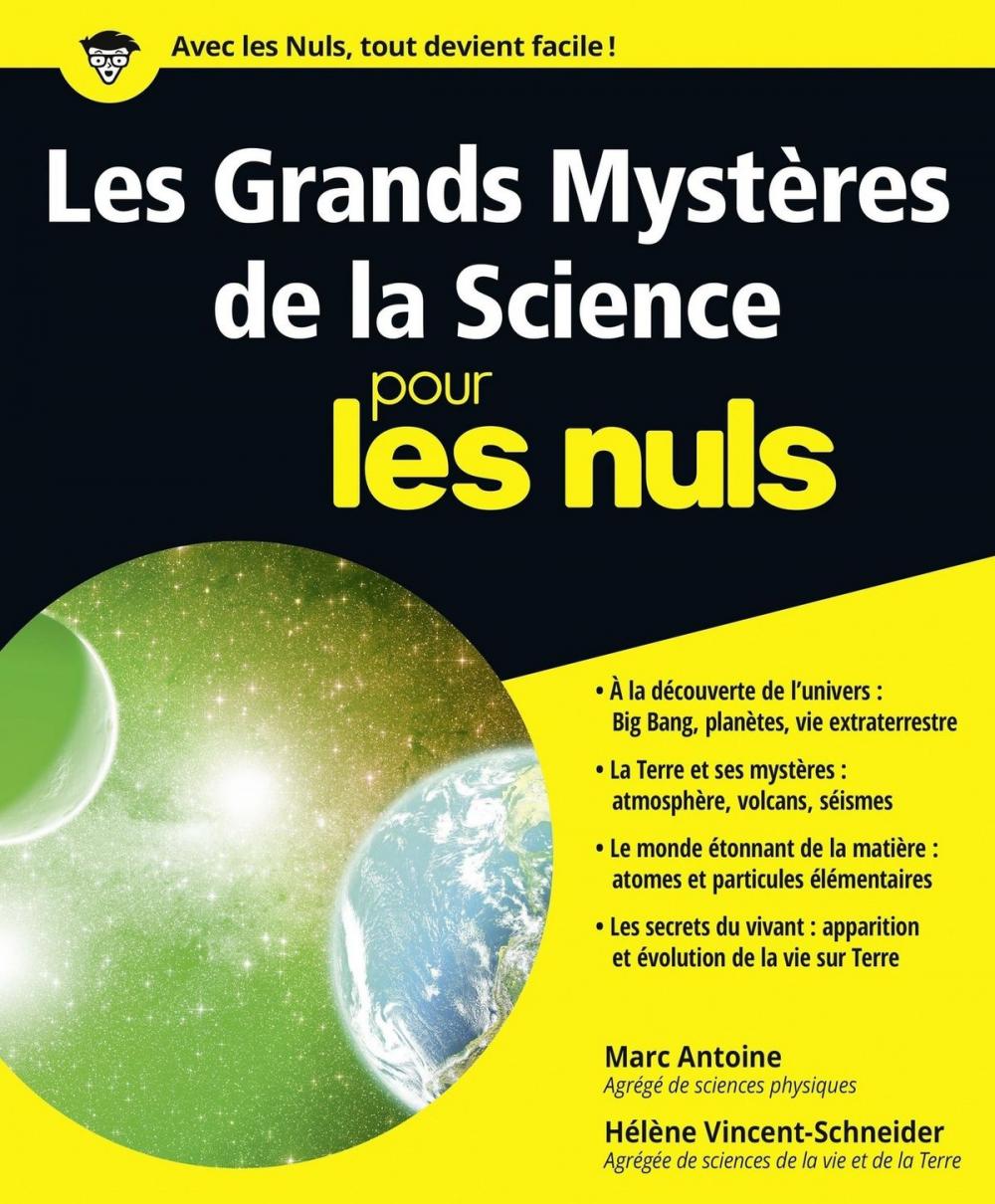 Big bigCover of Les Grands Mystères de la Science pour les Nuls