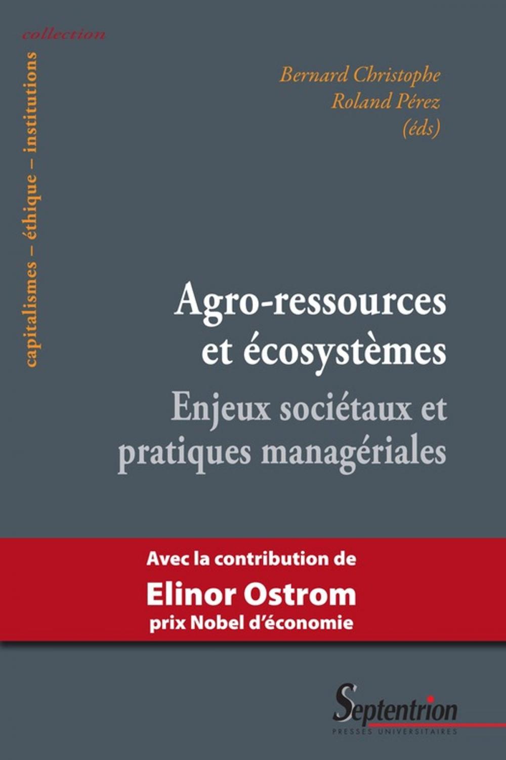 Big bigCover of Agro-ressources et écosystèmes