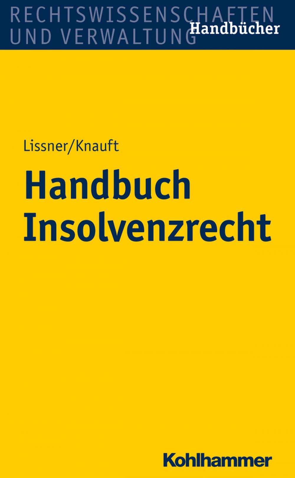 Big bigCover of Handbuch Insolvenzrecht