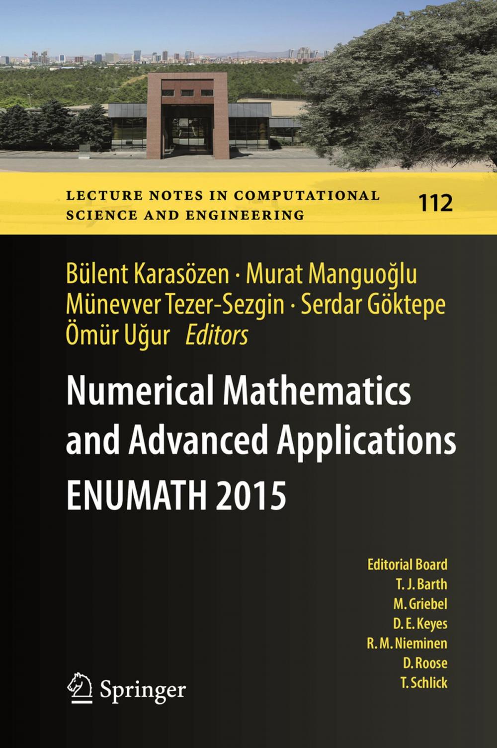 Big bigCover of Numerical Mathematics and Advanced Applications ENUMATH 2015