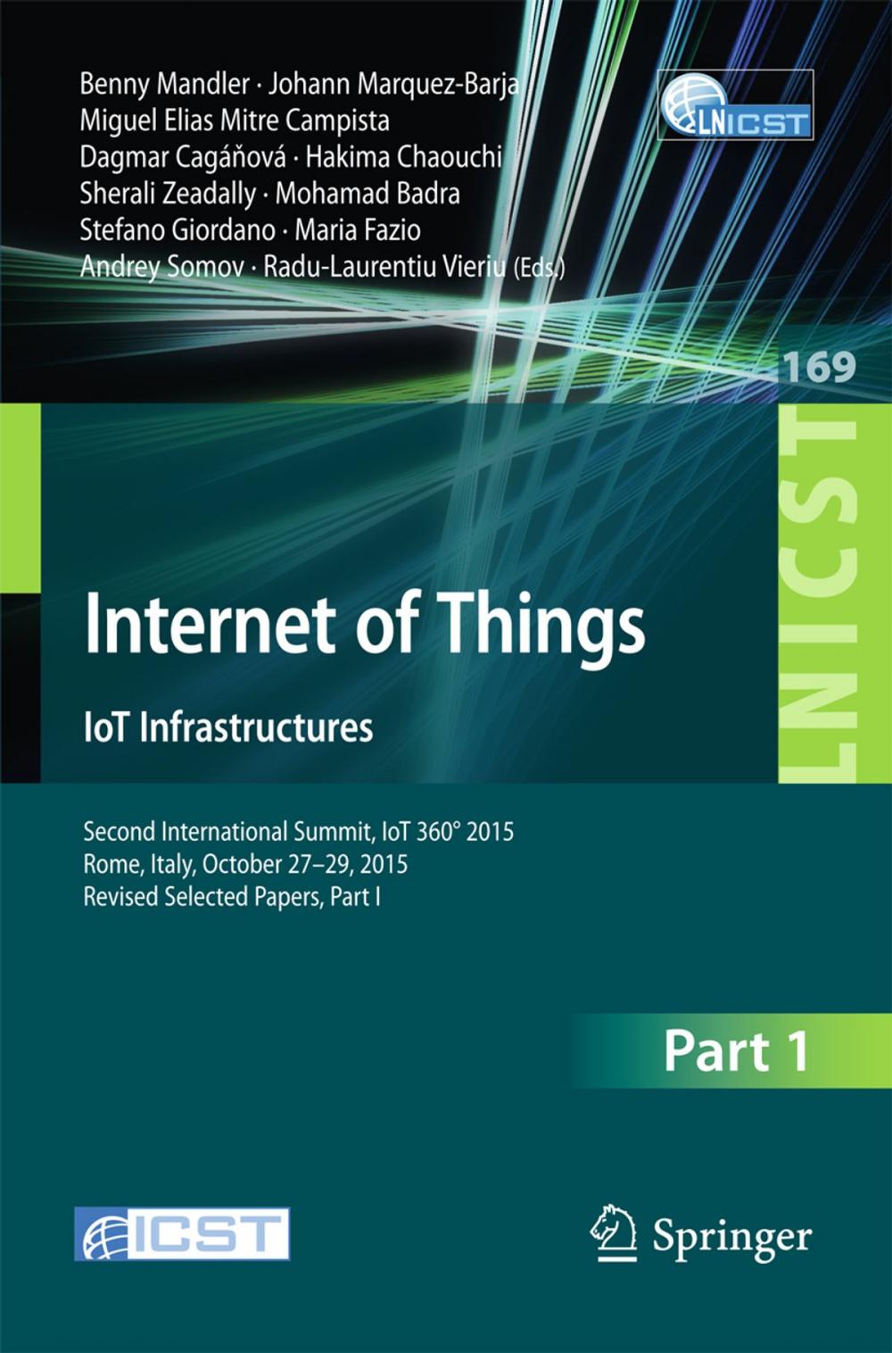 Big bigCover of Internet of Things. IoT Infrastructures