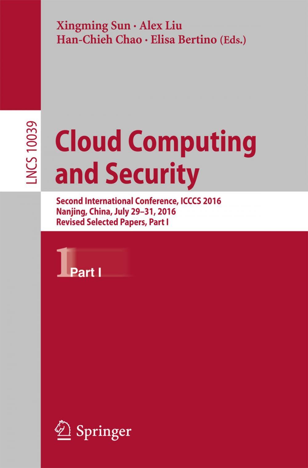 Big bigCover of Cloud Computing and Security