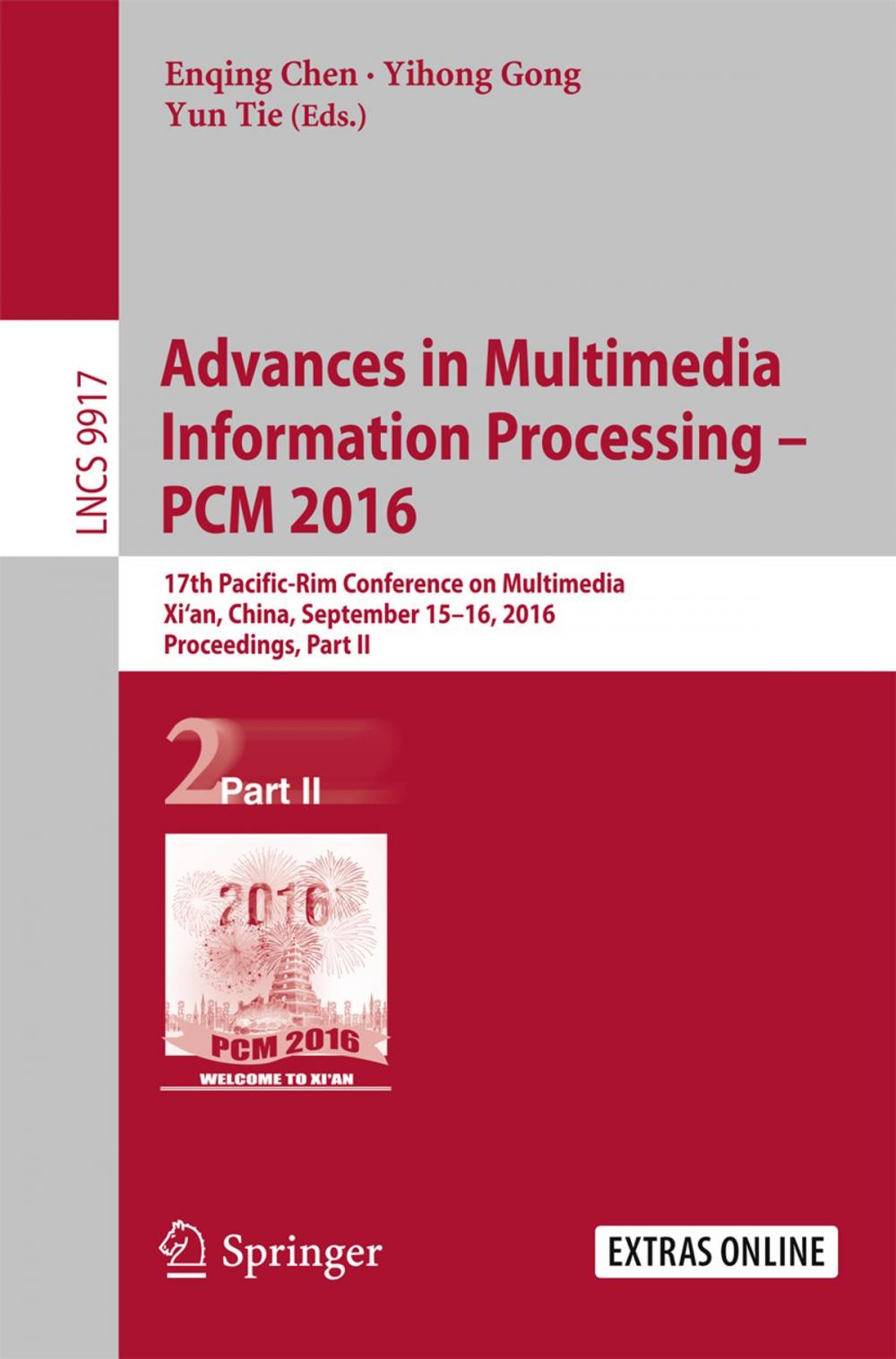 Big bigCover of Advances in Multimedia Information Processing - PCM 2016