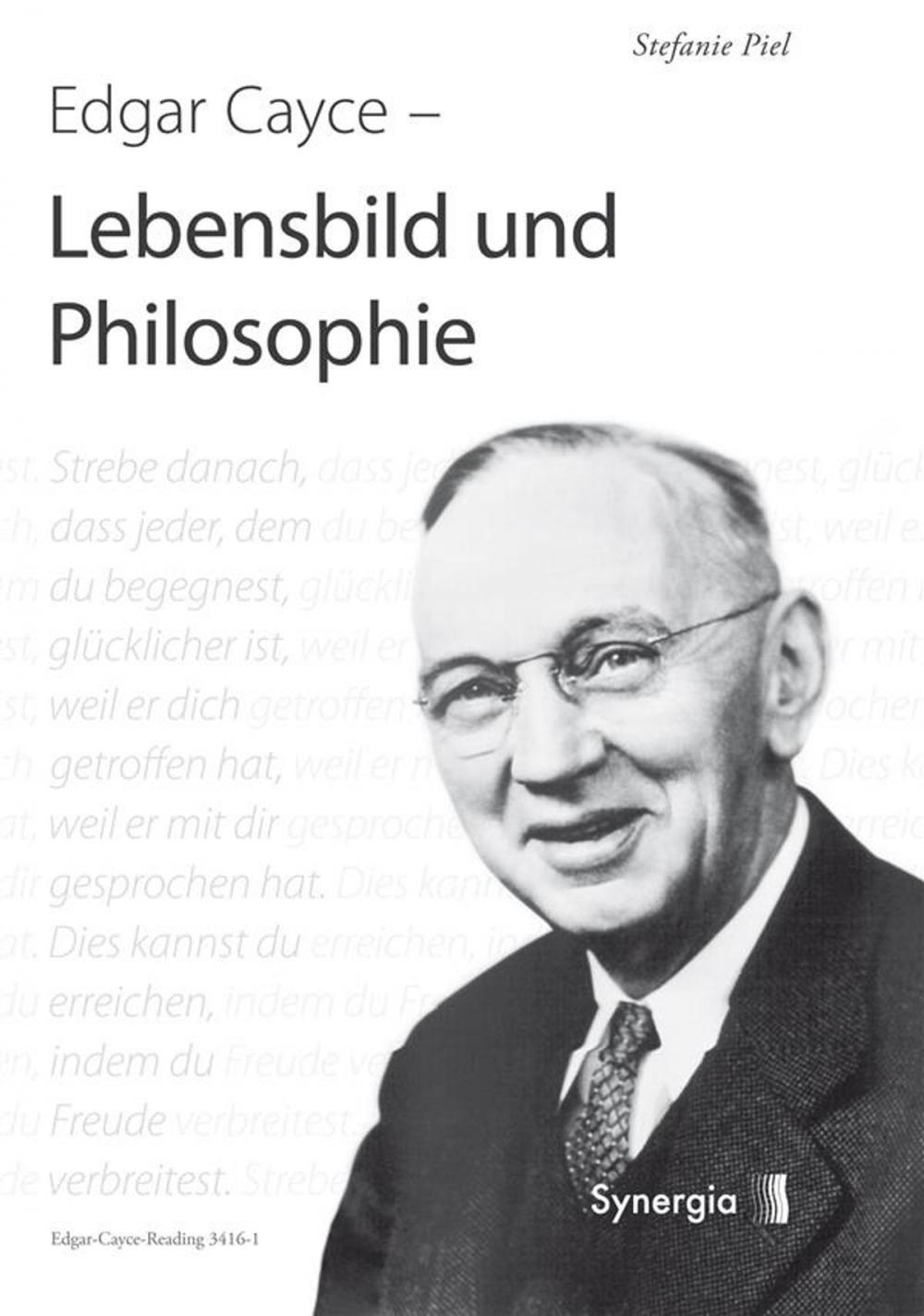 Big bigCover of Edgar Cayce, Lebensbild und Philosophie