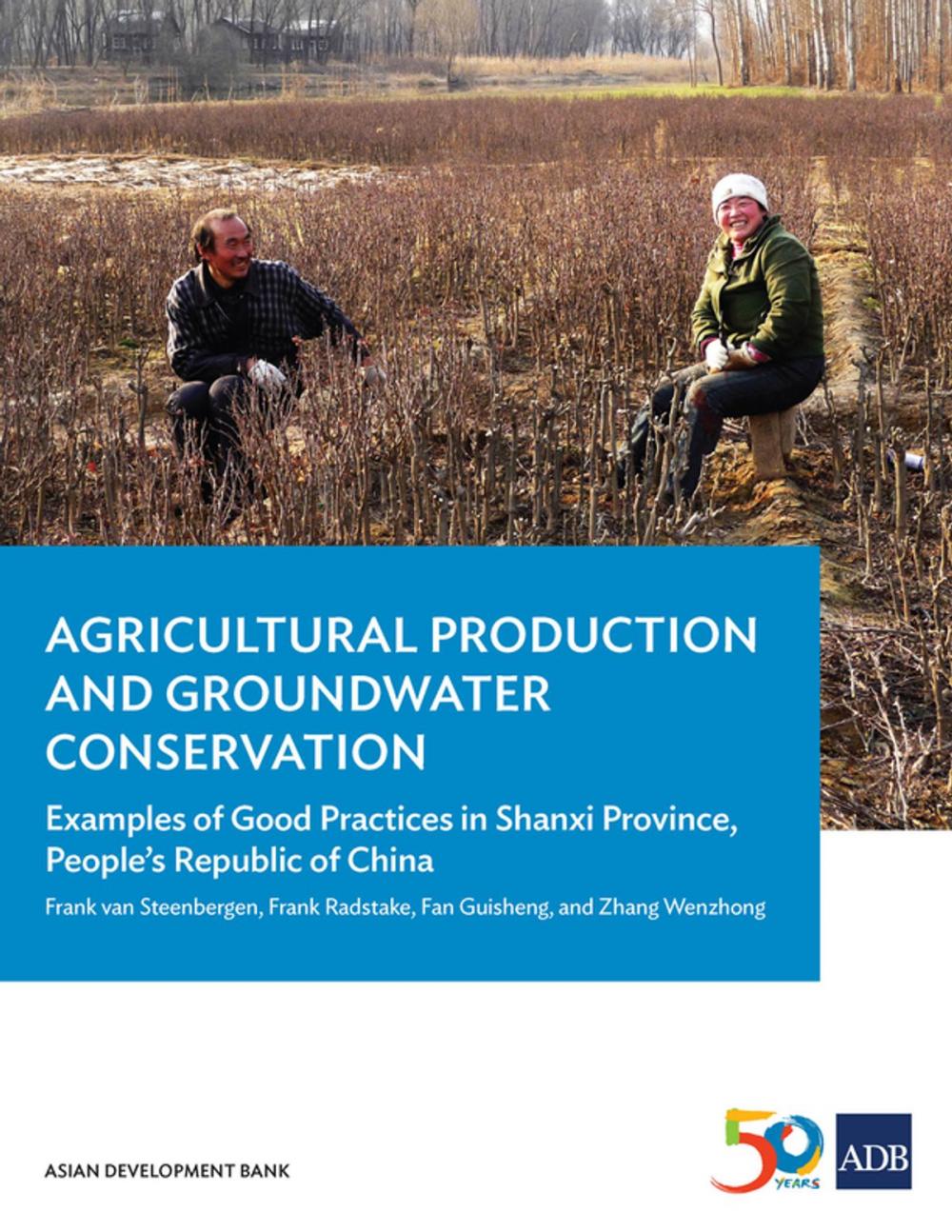 Big bigCover of Agricultural Production and Groundwater Conservation